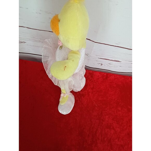 Ty Allegro Yellow Plush Duck Ballerina Dancer Stuffed Animal Toy 9"‎ With Tutu & - Picture 3 of 6